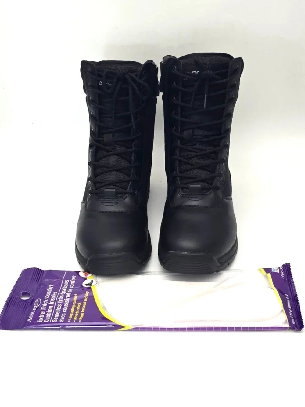 LA Police Gear LAPG Core Combat Boot Black Zipper Tactical Boots Men’s Size 7R